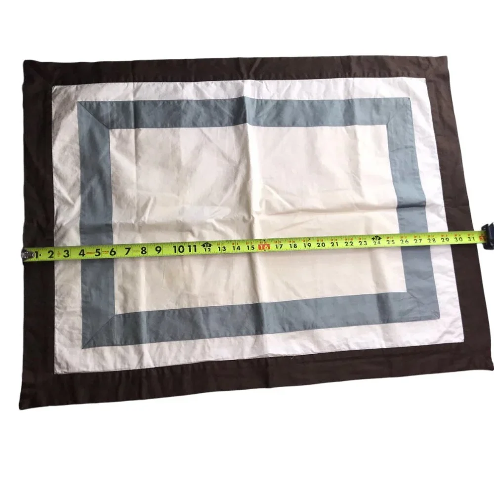 One Pair (Set of 2) Restoration Hardware Pillowcases QUEEN 100% Cotton ITALY